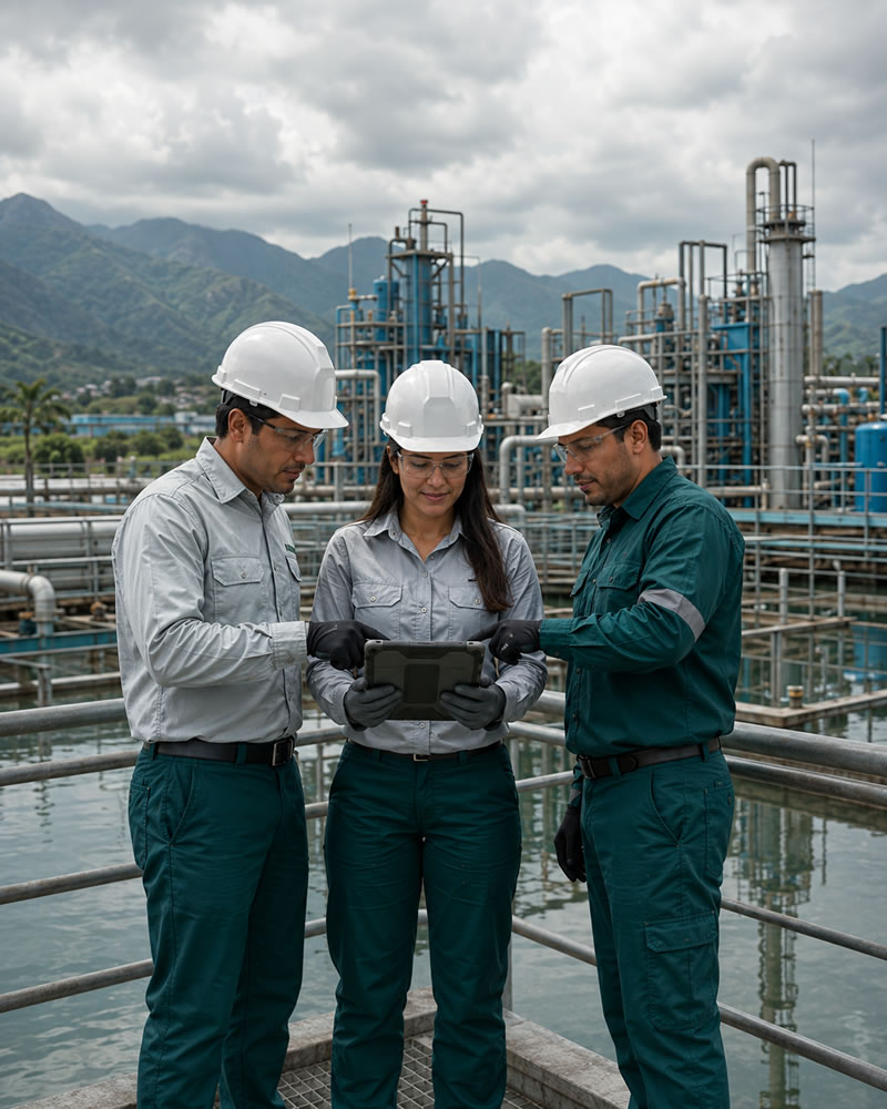 Equipo de KRESKY desarrollando una inspección técnica