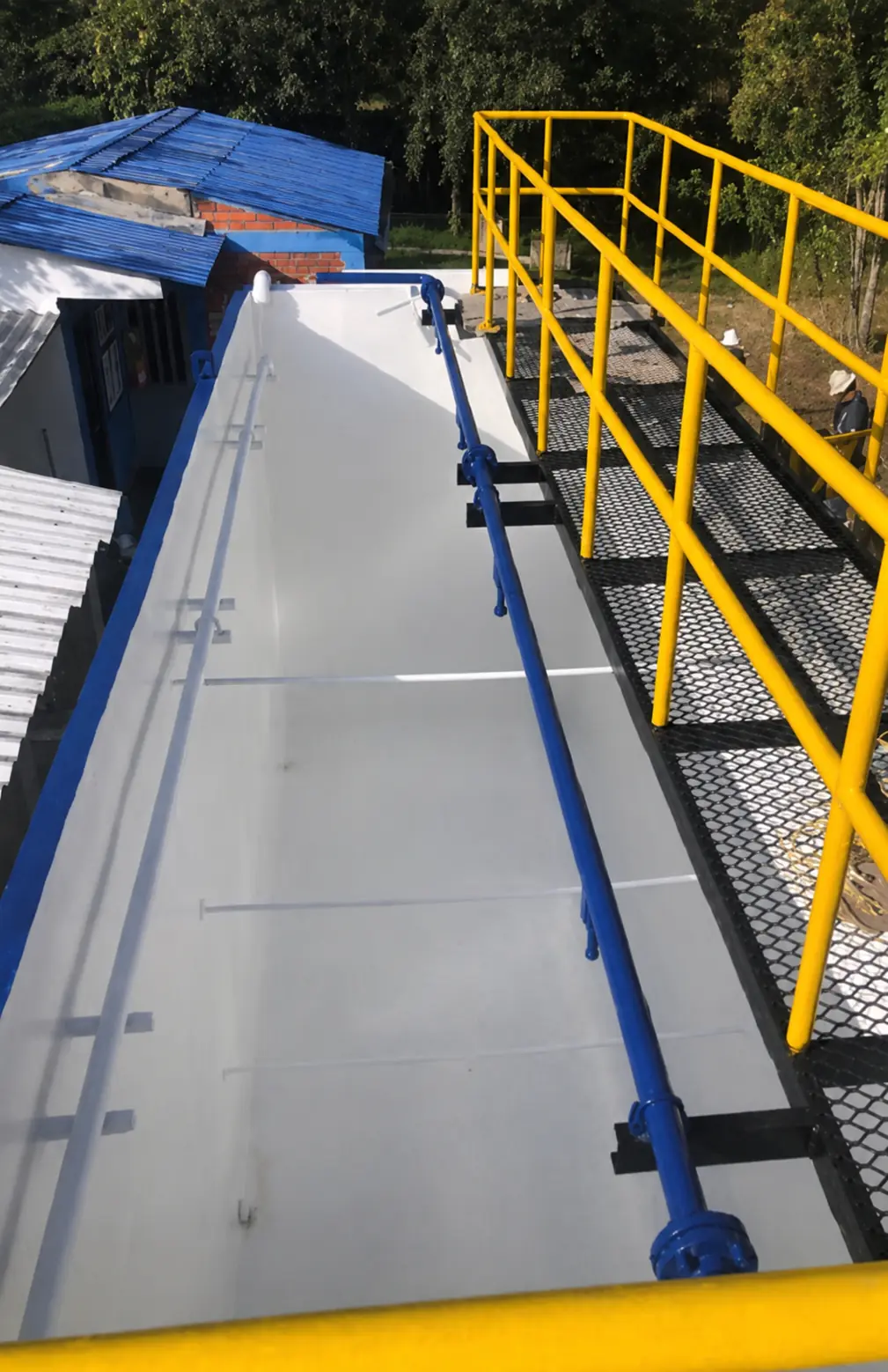 Tanque para proceso de tratamiento de agua industrial